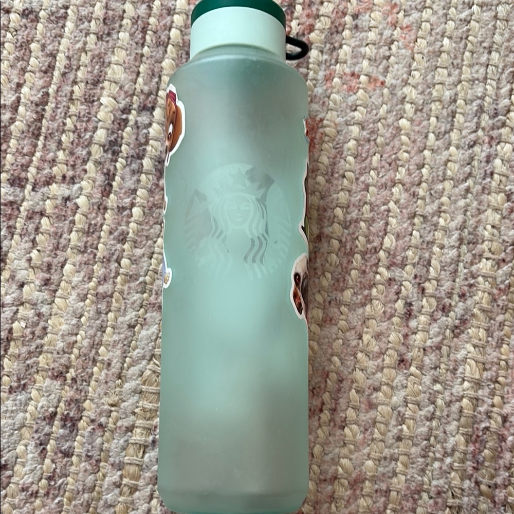 Starbucks Frosted Mint Bottle with Stickers